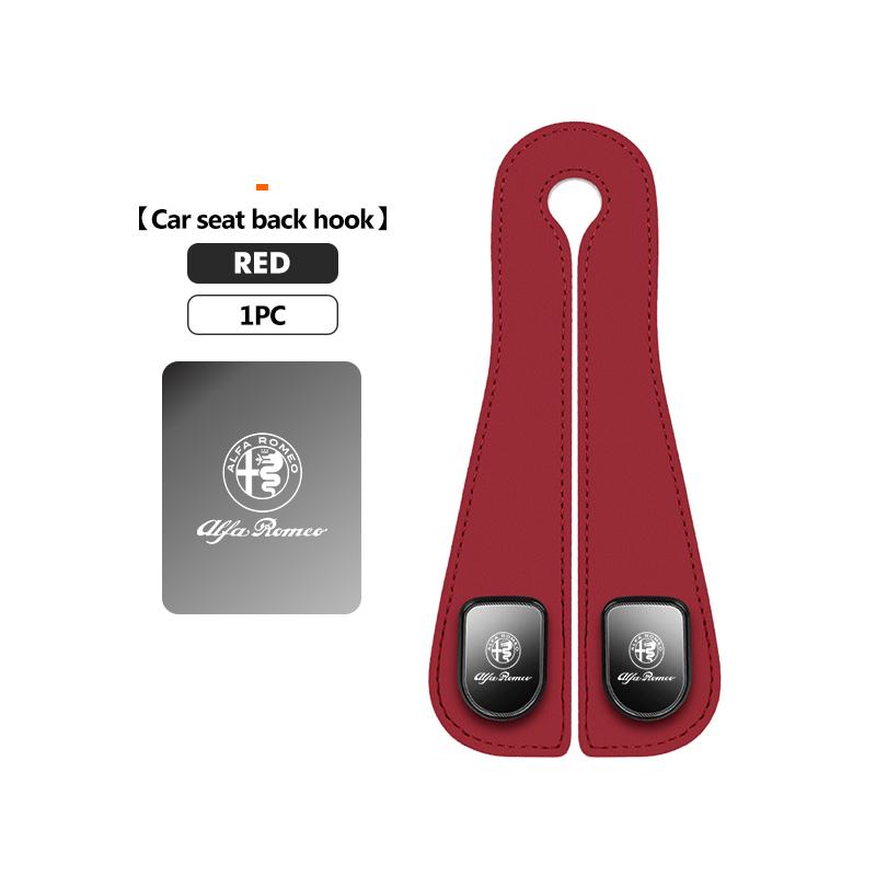 Car Seat Back Headrest Hook Strong Load-bearing Storage Hanger For Alfa Romeo Giulia 147 Mito 156 159 166 GT Stelvio BreraSA0 