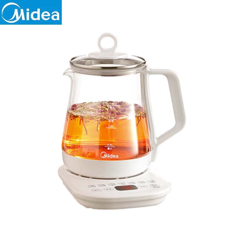 Midea 1.5L Smart Glass Health Kettle CN plug (adapter included)