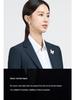 Women's Navy Blue Wool Suit - 70% Wool, Anti-Static, Ideal for Men and Women In White-Collar Professions