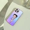 Classic Character Anime B-Bettys Boops Phone Case For iPhone 17,16,15,14,13,12,11 Pro Max,16/15/14Plus,XS Soft Black Cover