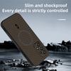 For Samsung A53 A33 Lens Guard Magnetic Phone Case For Samsung Galaxy A33 Slim Leather Texture Wireless Charging Protector Cover