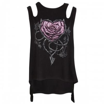 Alchemy Damen/Damen Trägertop mit Rosenherz