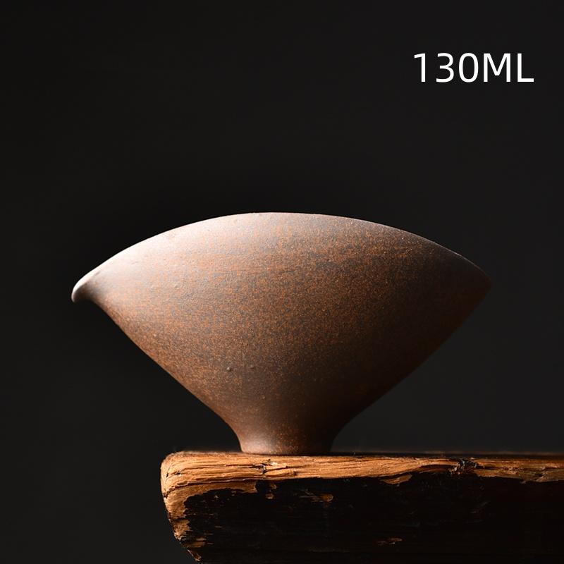 

Ретро-кувшин для чая из тонкой покрышки ручной работы из керамики Ретро-чашка из грубой японской керамики Разделитель для чая Чахай Кунг-фу Аксессуары для чайного сервиза 200ml