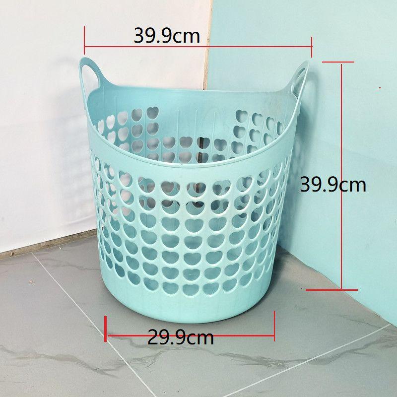 1 szt. duża 45 40 cm Plastikowe Kosze na Pranie z Uchwytami Duże Małe Perforowane Wentylowane Kosze Przenośne do Przechowywania Brudnych Ubrań