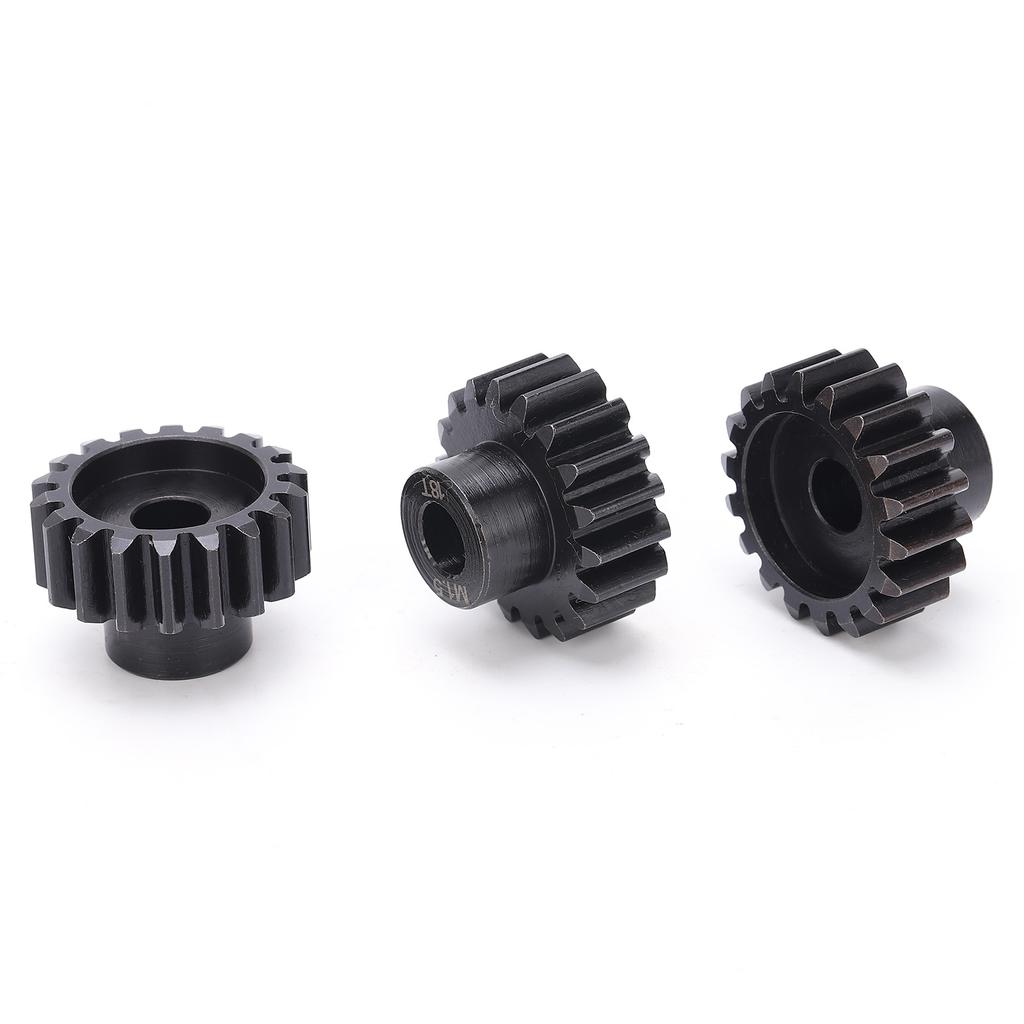 3PCS Steel Pinion Motor Gear M1.5 8mm 18T Shaft for 16 15 RC Model Car Motor