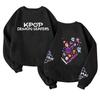 Children's Fashionable Lightweight Long-sleeved Round Neck Pullover With Pockets Printed Pullover
