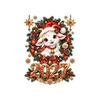 2027 Happy Christmas Decoration Sheep Window Decals Christmas Window Stickers Shopping Mall Showcase Festive Decor