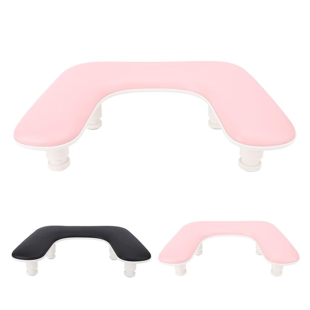 U Shaped Manicure Hand Rest Height Adjustatle Nail Arm Rest Stand Hand Rest Pillow for Nail Salon