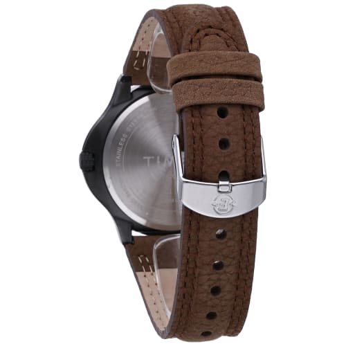 Timex Mens Expedition Brown Leather Strap Watch