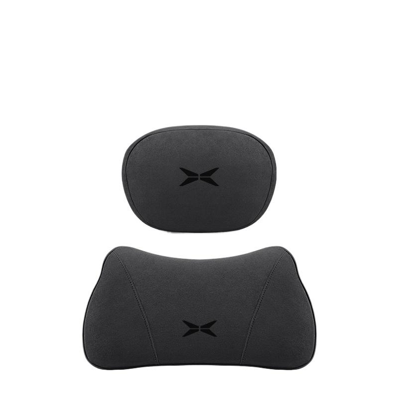 For XPENG G6 G9 X9 P7+ Car Neck Pillow Suede Headrest Waist Lumbar Cushion Soft Pillows Seat Supports Car Accessories Interior