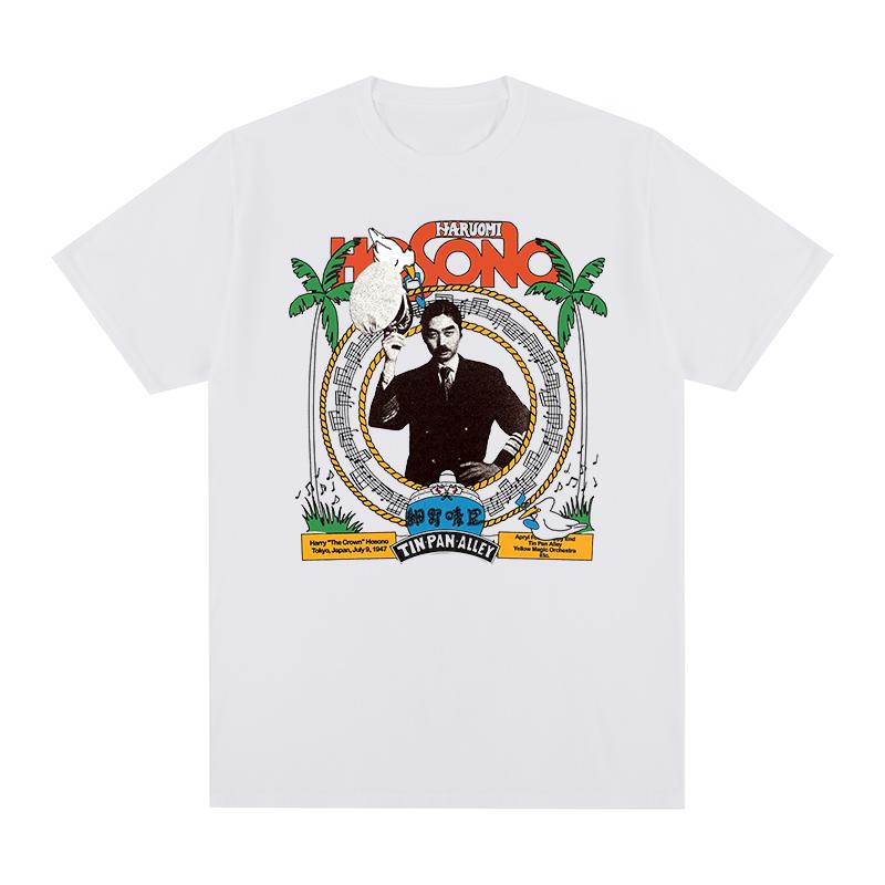 Hosono Haruomi Vintage Tshirt House Psychedelic Rock Jazz YMO Yukihiro Takahashi Cotton Men T shirt New Tee Tshirt Womens Tops S