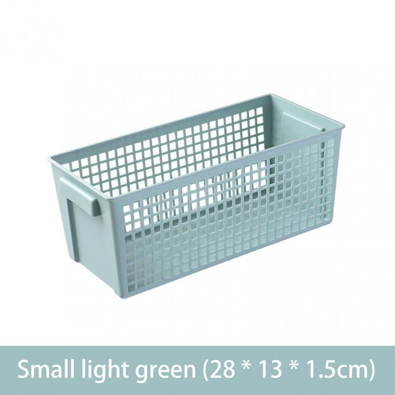 Многоцелевая корзина для хранения закусок, полая прямоугольная корзина для хранения, сортировочная пластиковая корзина для мелочей