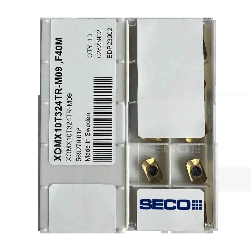 Seco / XOMX10T324TR-M09,F40M /Original Genuine CNC Alloy Blade 10 PCS