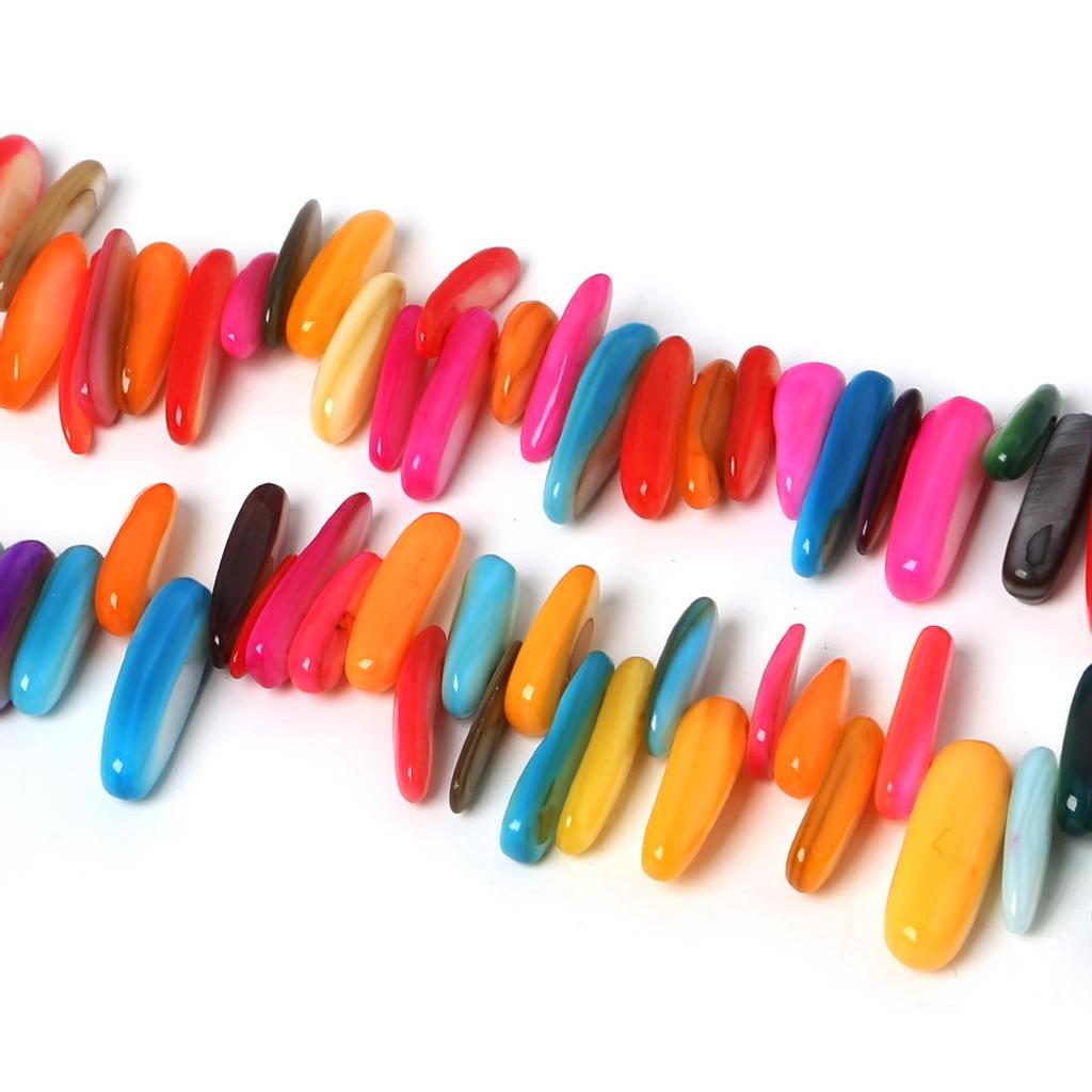 Natürliche Flash-Stein-Kreuzloch-förmige Perlen, Steinperlen, runde Perlen für Schmuckherstellung, DIY-Armband, Halskette, Fußkettchen