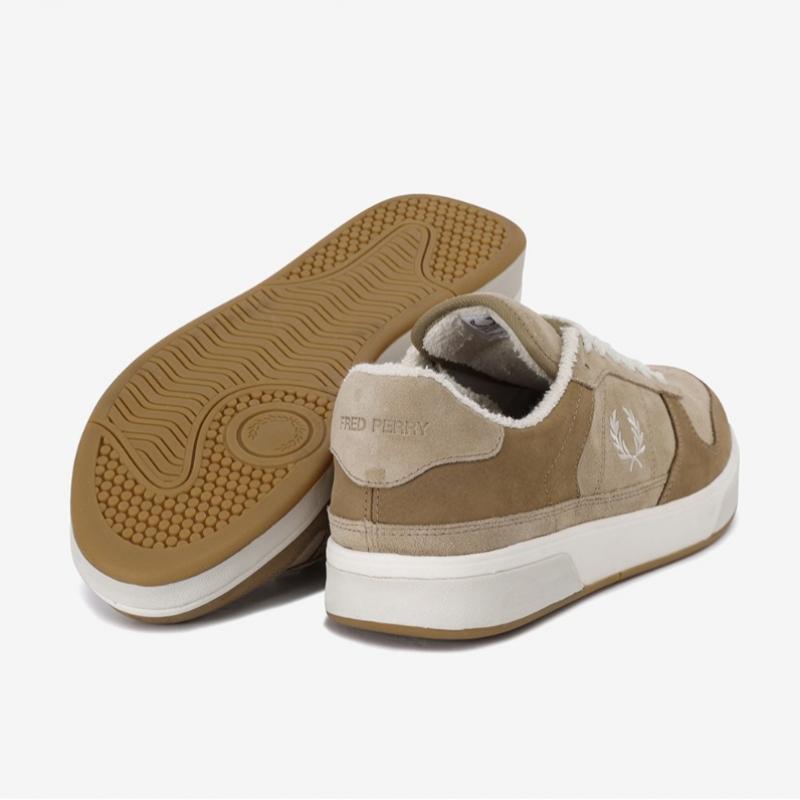Fred Perry Beige B300 Sneaker Sfpm2438322 W24