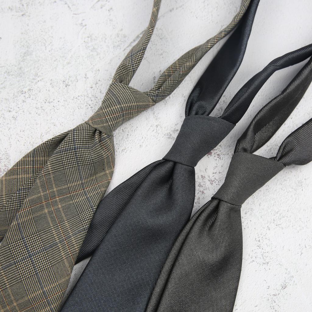 High Sense Men'S Business Casual Dress Cotton Striped Professional Handsome Casual 8Cm Suit And Tie