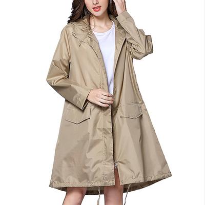 Women Hooded Outdoor Waterproof Jacket Raincoats Casual Fashion