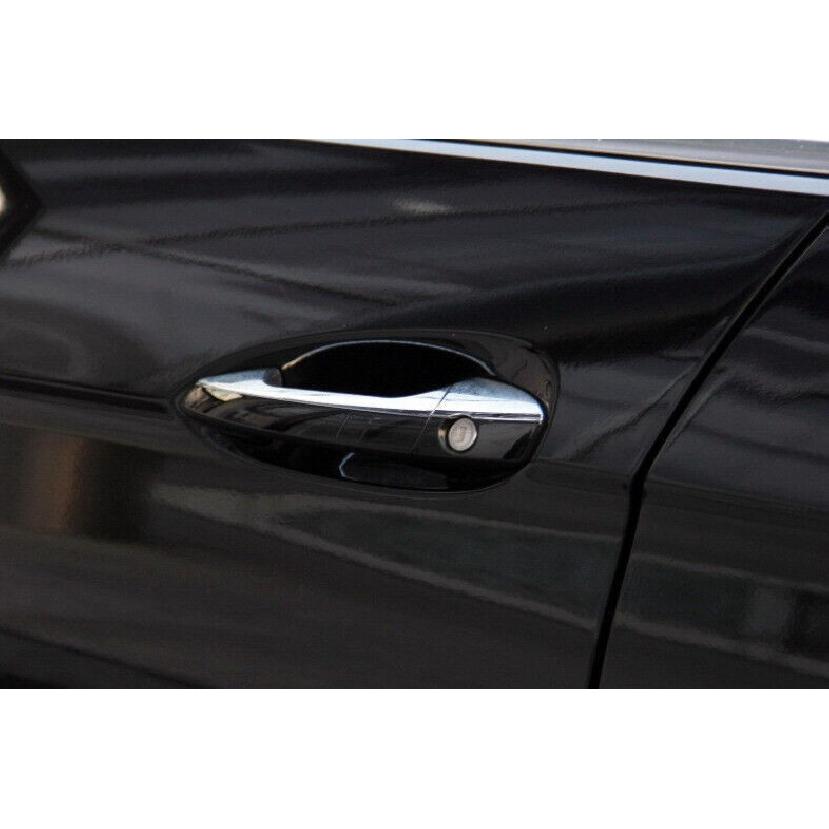 Outside Door Handle Cover Trim Fit For Benz E-Class 2009-2015 ABS Carbon Fiber