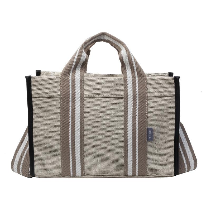 New women's tote bag trendy fashion handbag large capacity contrasting color messenger bag