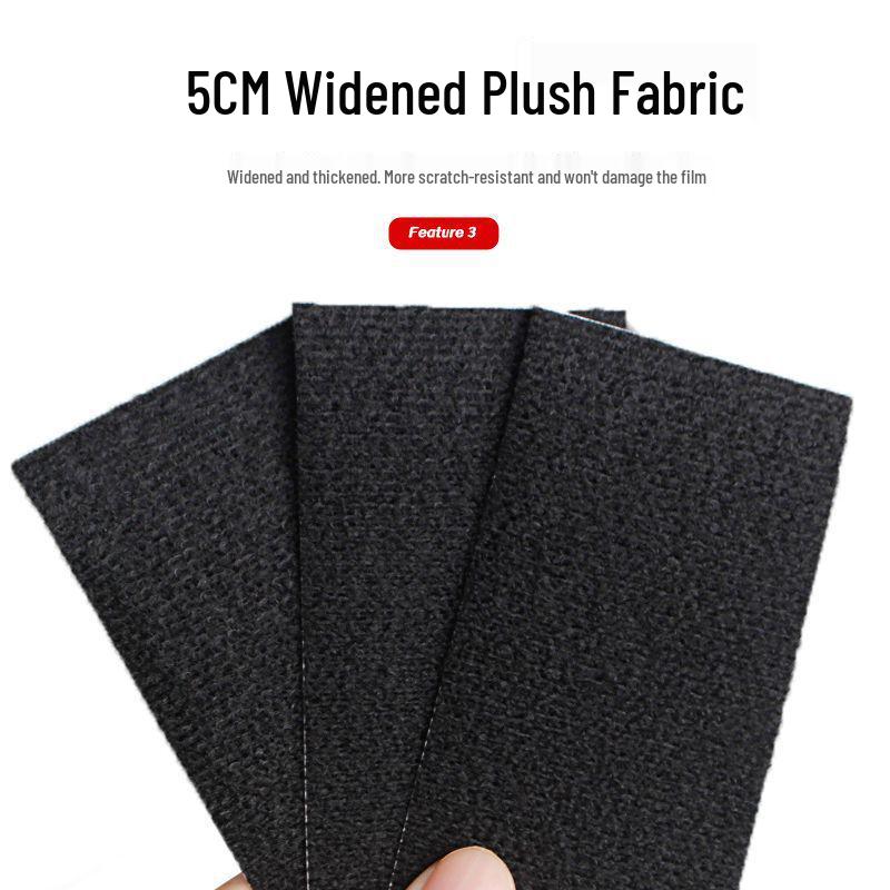 Cloth Scraper & Fluff Remover: Square Car Film, Wide Hair, Hard Material Tool