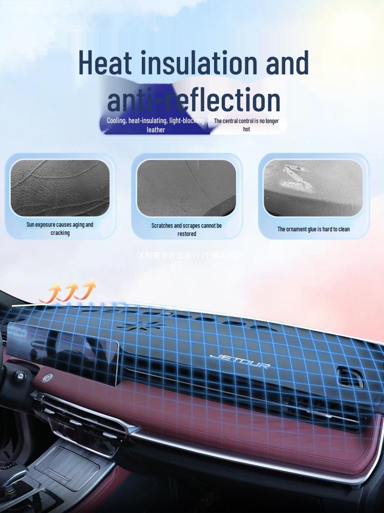 Jetour X70 Plus Dashboard Sunshade: Light-Blocking Mat for 26 Models