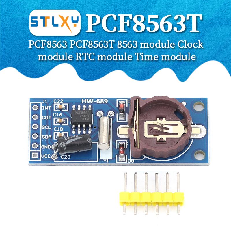 PCF8563T RTC Real Time Clock Module PCF8563 I2C Low Power Calendar Time Acquisition Module For MCU