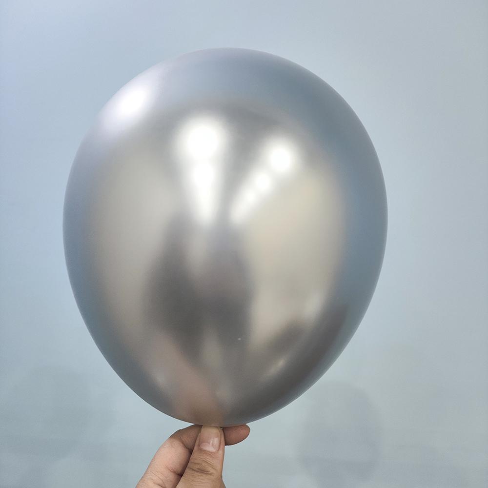 5-18inch Metal Chrome Balloon Happy Birthday Wedding Valentines Day Anniversary Celebration Party Decoration Latex Balloons