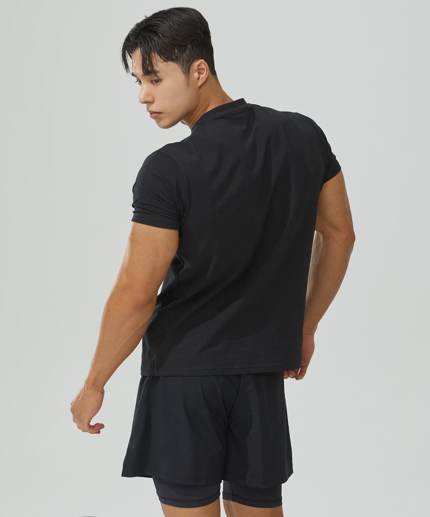 Beullaegmonseuteopis Plain Muscle Fit Modal Short Sleeve T-Shirt (4 Colors)