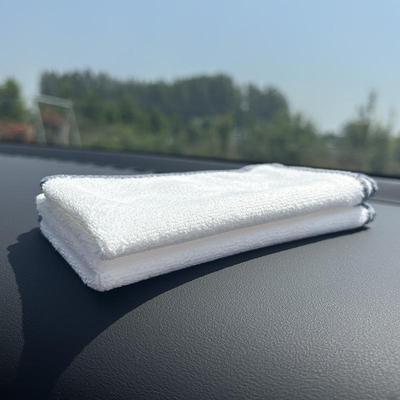 White Absorbent Flannel Microfiber Towel, 30x30cm, Ideal for Beauty Salons