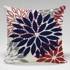 Geometric Color Flower Pillow Cover Polyester Fabric Modern Decor For Living Room