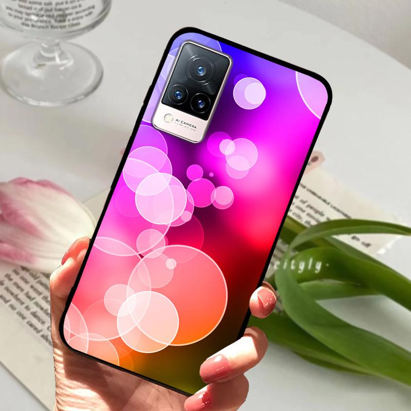 For vivo V21 5G 4G V21E Case Soft Silicone Phone TPU Coque Cover for Vivo V21E v21 V 21e 21 V2050 V2061 Protective Fundas Shell