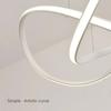 Modern Indoor Home Gold Decor Lighting Fixture Led Pendant Light Design LED Chandelier 50CM Living Room Restaurant Bedroom Hotel