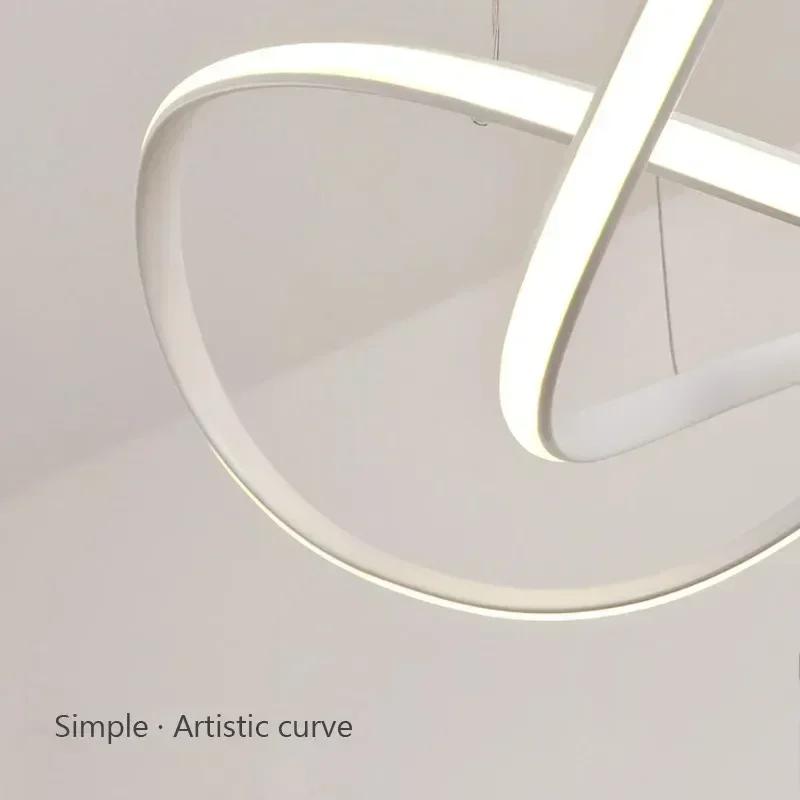 Modern Indoor Home Gold Decor Lighting Fixture Led Pendant Light Design LED Chandelier 50CM Living Room Restaurant Bedroom Hotel
