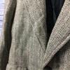 HARRIS TWEED Tailored Jacket [Men M/Gray Brown] 2-Button Single(USED)