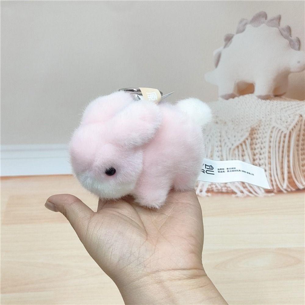 Fluffy Rabbit Plush Pendants Soft Plush Rabbit Doll Pendant  Hanging Ornaments