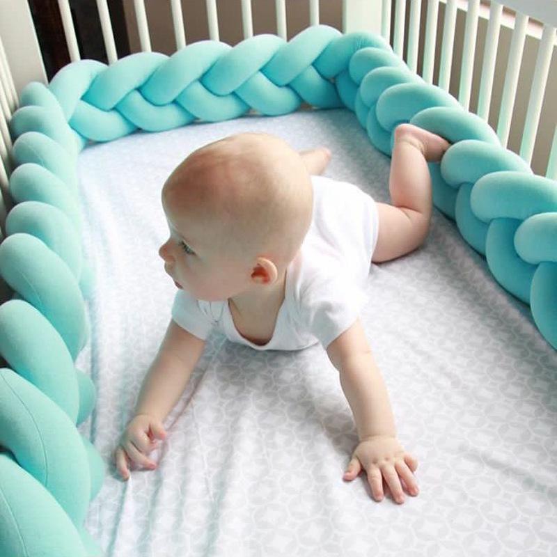 Fascia Anti-Collisione per Culla da Bambino INS: Treccia a Tre Fili Morbida Imbottitura per Quilting Fai da Te