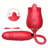 3 In 1 Clitoral Stimulator Tongue Licking Thrusting G Spot Dildo Vibrator With 10 Modes, Vaginal Anal Masturbation Massager