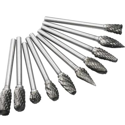 10 teile/satz 3*6 MM Doppel Text Kopf Hartmetall Dreh Werkzeug Punkt Grat Die Grinder Schleif Werkzeuge Bohrer fräsen Carving Bit