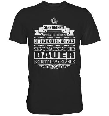 T Shirt Farmer Enters The Terrain Saying Farmer Tractor Gift Ideas Farmers - Premium Tshirt