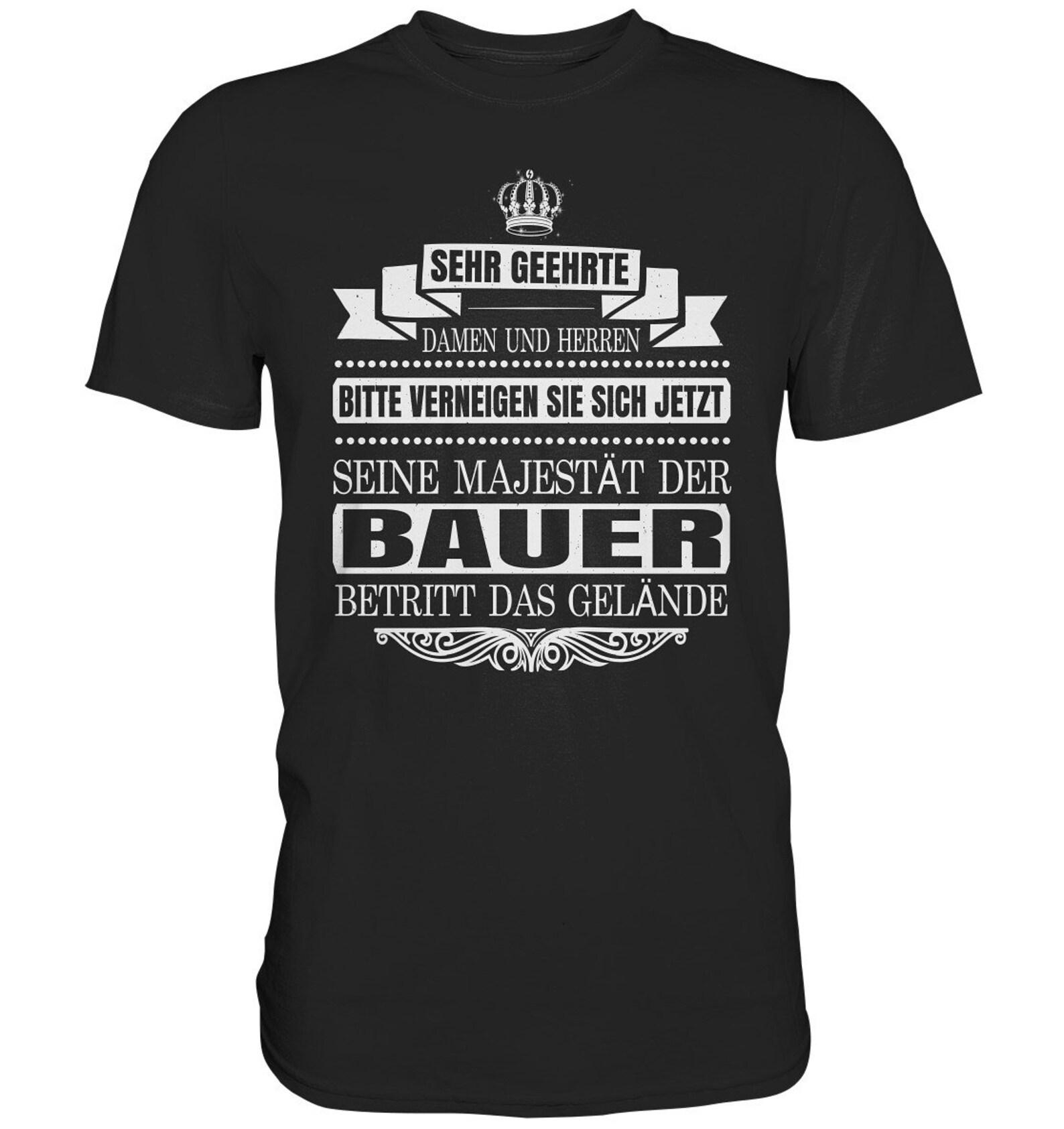 T Shirt Farmer Enters The Terrain Saying Farmer Tractor Gift Ideas Farmers - Premium Tshirt 4XL