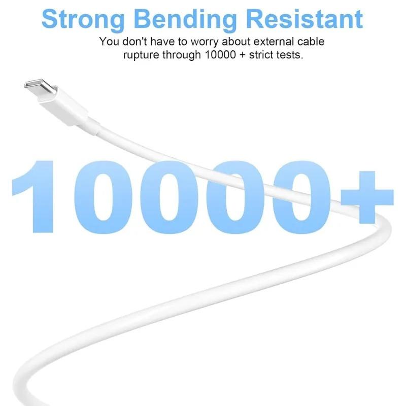 1-3PCS USB C Cable to USB C 120W Fast Charging Charger Cable Supports Fast Charging For iPhone 17 16 Samsung Huawei Xiaomi Etc