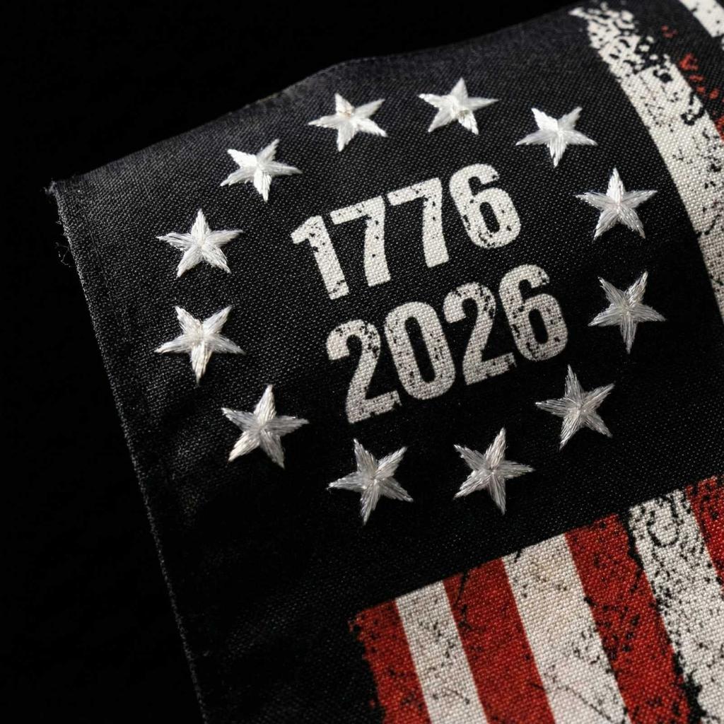 Decorative Garden Flag For The 250th Anniversary Of The United States