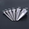 6Pcs Stainless Steel Ear Gauge Stretching Kit Plug Taper Insertion Pin for Ear Tongue Stretcher Piercing Stretching Tool
