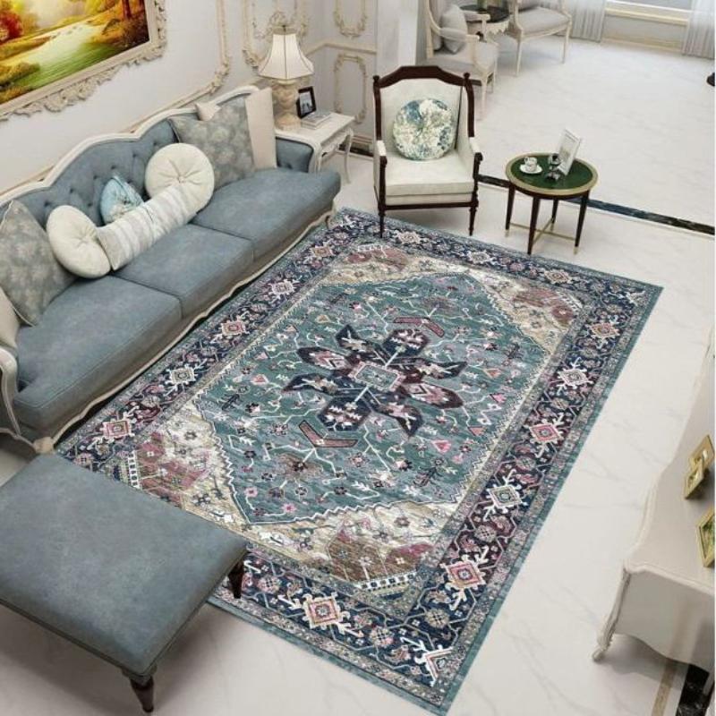 Retro Carpets for Living Room Persian Moroccan Decoration Home Carpet Large Area Rugs for Bedroom Lounge Rug Big Size 180x200