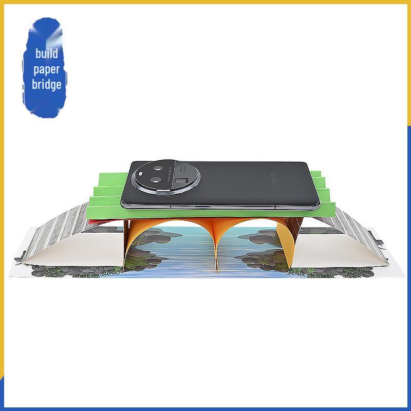 DIY Paper Bridge Science Experiment Kit for STEAM Education