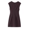 Summer Popular Women's Sleeveless V-neck Waist Dress, Multi-color Commuter Skirt