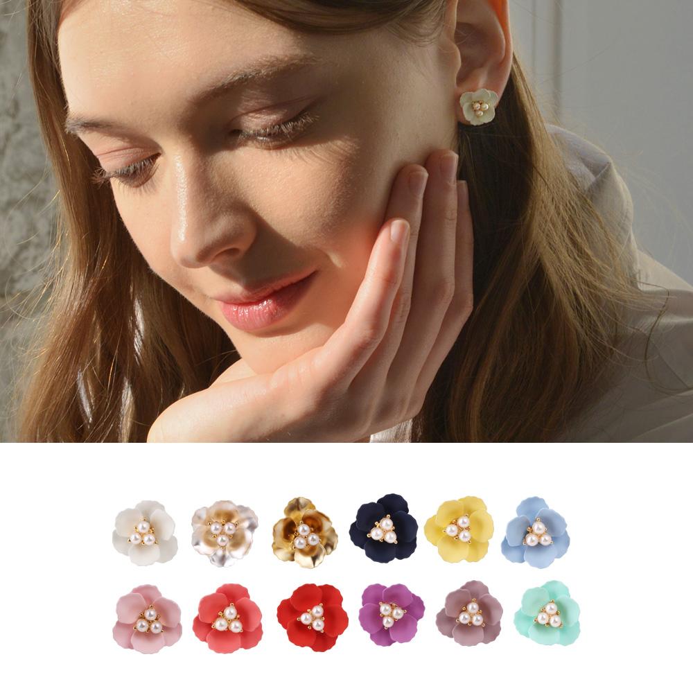 Dana Burton Royal Dane Flower Mini Earrings