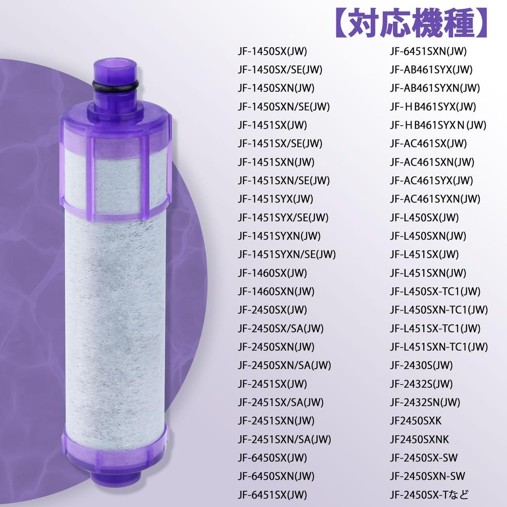 HOUQUA Water Purifier Cartridge Faucet Water Purifier JF20TK Compatible with JF20TTO High Chlorine Removal Substance Removal Type Compatible Product