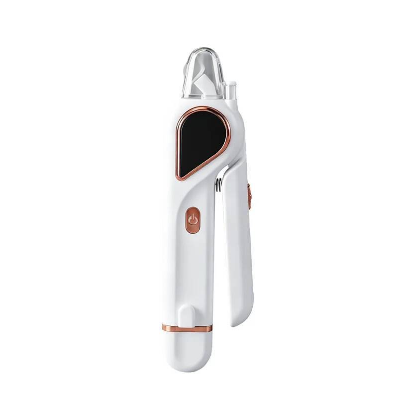 Dog Nail Trimmer With Light 2 In 1 Professional Grooming Tool With File 3 Speeds Rechargeable Pet Nail Trimmer For Trimming
