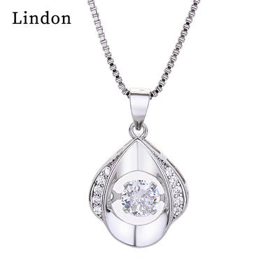 Lindon Women Necklace Pendant Copper Alloy Zircon Fashion Gift